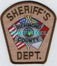 NORTH CAROLINA,A,RICHMOND COUNTY SHERIFF 2A_wm